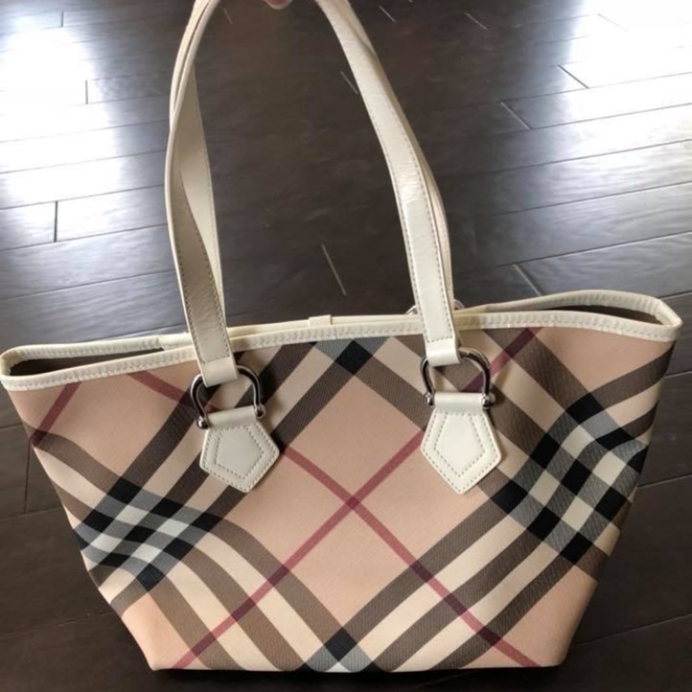 Authentic Burberry Nova Check Medium Tote